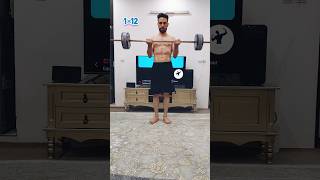 Barbell bicep curls Simple effective and quick in 3 sets [upl. by Baelbeer987]