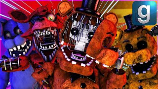 Gmod FNAF  Review  Brand New Advanced Withered Animatronic Ragdolls [upl. by Immak891]