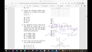 EST MATH test  MARCH 2021 MrBayoumy [upl. by Rettke506]