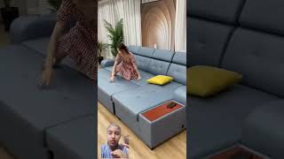 folding sofa and Ford bed which charging port sofa furniture goodthing funny shots [upl. by Enetsirhc838]