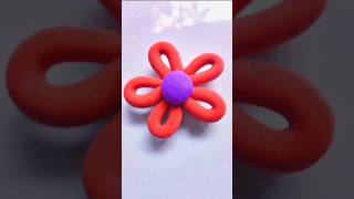 Clay flower making idea crafting drawing viralshort trending satisfying [upl. by Cissiee]