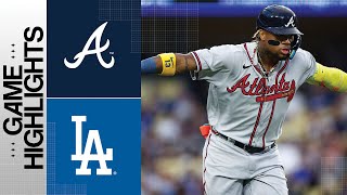 Braves vs Dodgers Game Highlights 9223  MLB Highlights [upl. by Naarah]