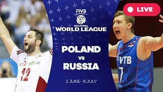 Poland v Russia  Group 1 2017 FIVB Volleyball World League [upl. by Annailuj]