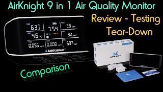 AirKnight AK1000 9 in 1 Air Quality Monitor Review  Testing  TearDown  Comparison  Pros  Cons [upl. by Coward]