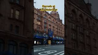 Harrods at Knightsbridge London london Knightsbridge travel ukchef londonlife londonwalk [upl. by Irollam]