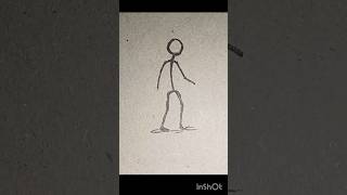 Stick man to thick man 💪 drawingart sketch trendingshorts youtubeshorts art stickman [upl. by Anatlus]