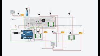 Casa Domótica con Arduino en Tinkercad [upl. by Alol]