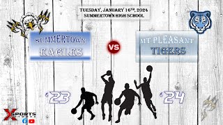 Summertown Boys Basketball vs Mt Pleasant  2824 [upl. by Ettezzus]