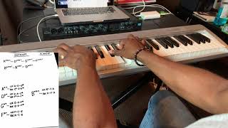 ENTROPY  DANIEL CEASAR PIANO TUTORIAL [upl. by Nylarahs]