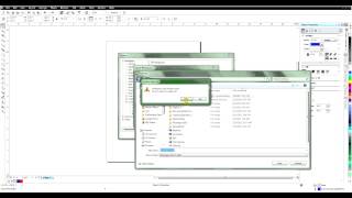Save Workspace in Corel Draw ImportExport [upl. by Sladen]