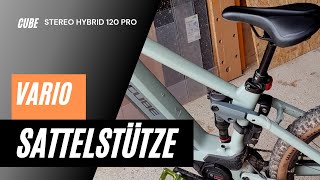 Vario Sattelstütze CUBE Stereo Hybrid 120 Pro [upl. by Felicidad]