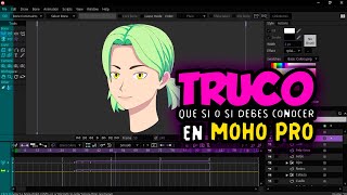 Este Truco de MOHO PRO Cambiará tu Forma de Animar 🎬💡 mohopro [upl. by Royden]