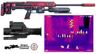 DNT Optics THERMAL Scope Review 1100 TNC225R ThermNight Rifle Scope Day IR Night VisionThermal [upl. by Enelyw]