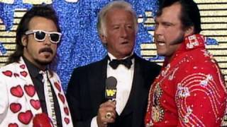 Bob Uecker interviews The Honky Tonk Man at WrestleMania IV [upl. by Einnej83]