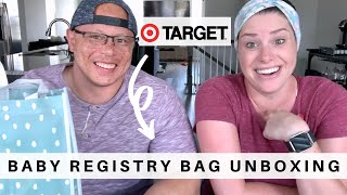 Target Welcome Baby Box  Baby Registry Bag 2020 Unboxing  FREE Target Products [upl. by Eedyah]