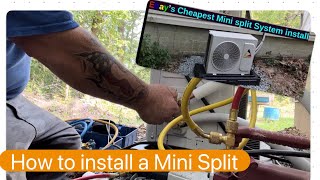 Mini Split how to install in a Metal Building Confort Total [upl. by Kettie751]