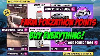 Forza Horizon 5 Fastest way to farm Forzathon points in 2022 [upl. by Sivrad564]