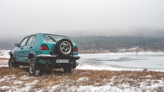 VW golf Country  Driving in the snow [upl. by Nert]