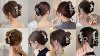 hair style girl simple and easy  clature hairstyle for long hair  different hairstyles for women [upl. by Berenice]