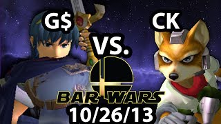 Bar Wars  GMoney Marth Vs CK Fox  Bracket [upl. by Nwhas]