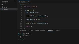 C Programming Tutorial 8  Array [upl. by Tilney]