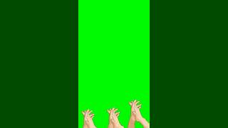 green screen clapping hands I No copyright I Free Download greenscreen shorts [upl. by Napoleon]