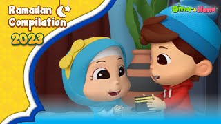 Omar amp Hana Ramadan Compilation 2023  Islamic Series amp Songs For Kids [upl. by Aicertal]