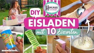 DIY Eisdiele amp 10 x Eis zum Spielen  DIY Langnese Eiscreme  Täuschend echt 🤩 mamiblock [upl. by Elwyn]