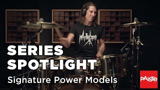 PAISTE CYMBALS  Series Spotlight  Signature Power [upl. by Ijan]