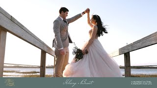 Lowndes Grove Charleston Waterfront Wedding Charleston SC   Hilary amp Brent [upl. by Nacnud]