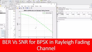 BPSK over Rayleigh fading channel part 01 [upl. by Enihpad]