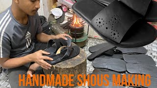 Leather shoes are handmade I will teach you how to make shoes learn how to make shoes [upl. by Chadwick]