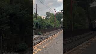 NJT 337 arriving at Maplewood with a nice horn show [upl. by Asilanom406]