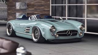 MercedesBenz 300SL Restomod by Jon Sibal  Crazy luxury sports car FIRST LOOK Exterior [upl. by Olocin]