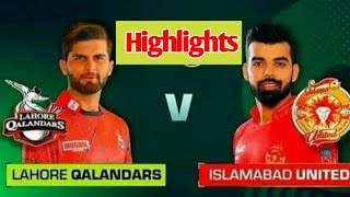 Lahore Qalandar Vs Islamabad United  PSL 9 Live Match  PSL9 Opening Ceremony  Cricket Match [upl. by Gass]