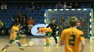 2013 OFC Futsal Championship Invitational  Final  Malaysia vs Australia Highlights [upl. by Aicenev]