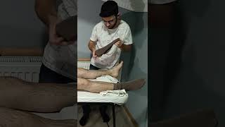 FRONT LEG RELAXING MASSAGE THERAPY WITH LEGENDARY TECHNIQUES relaxing asmr shorts massage [upl. by Eelyek]