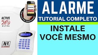 Alarme Instale Você mesmo Tutorial Completo  Alarme Residêncial  Alarme Comercial [upl. by Liahus]