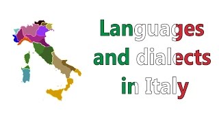 Languages and dialects of Italy with audio for each one [upl. by Mile]