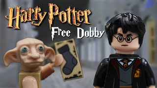 LEGO Harry Potter  Dobby is a free Elf  stopmotion [upl. by Lekcar212]