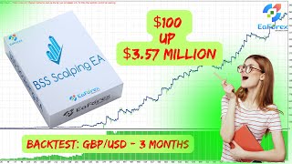 BSS Scalping EA MT4 Review  Profit 100 up 357 million  3 months  EA Forex Store [upl. by Crespi]