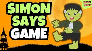 Halloween Game  Brain Break  Halloween Simon Says  Danny Go Noodle [upl. by Arnoldo]