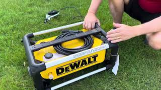 DEWALT Electric Pressure Washer 2100 PSI Jobsite Power Washer DWPW2100 Review [upl. by Asilanom]