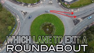 Which Lane to Exit a Roundabout [upl. by Etnaled]