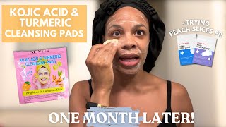 Kojic Acid and Turmeric Cleansing Pads for Scars Are They Worth the Tiktok Viral Hype Amazon Find [upl. by Radferd]