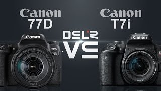 Canon EOS 77D vs Canon EOS Rebel T7i 800D [upl. by Adekam]