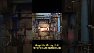 Graphite Spray System for Forging Automation Line inductionheating graphite lubrication [upl. by Alber446]