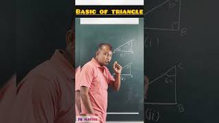 Basic of triangle maths mathstricks ssc railways  motivation [upl. by Emily]