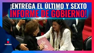 Así entregó Luisa María Alcalde el sexto informe de gobierno de López Obrador  Francisco Zea [upl. by Sunev]