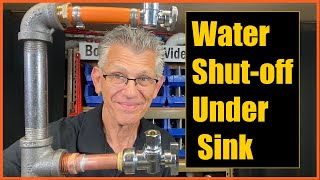 Water ShutOff Under Sink [upl. by Hey]